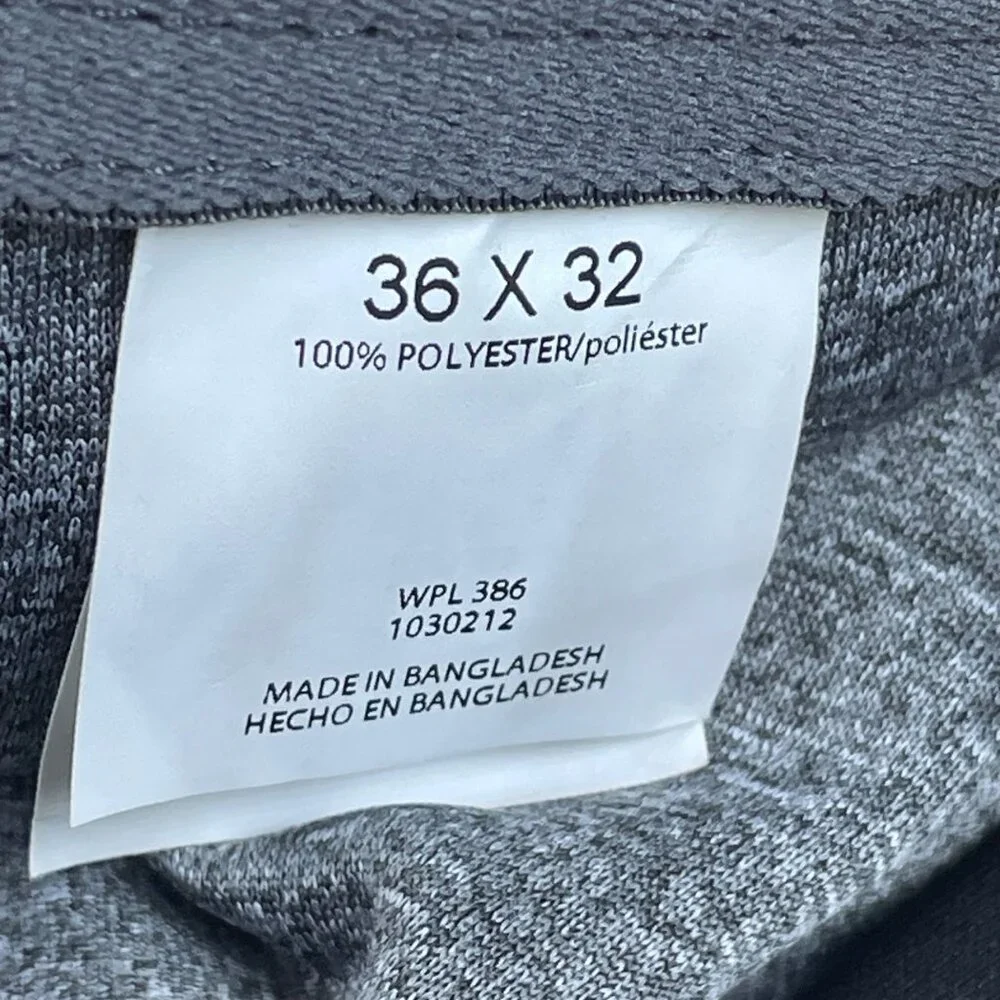 Haggar Mens Black Straight Fit Pants With Flex Waistband Sz 36x32 - New